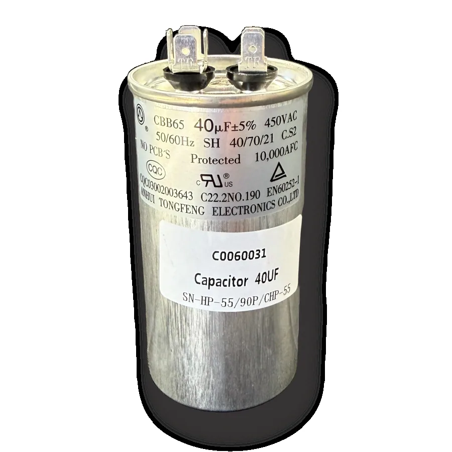 40uF Compressor Capacitor (SNHP-55P/90P)
