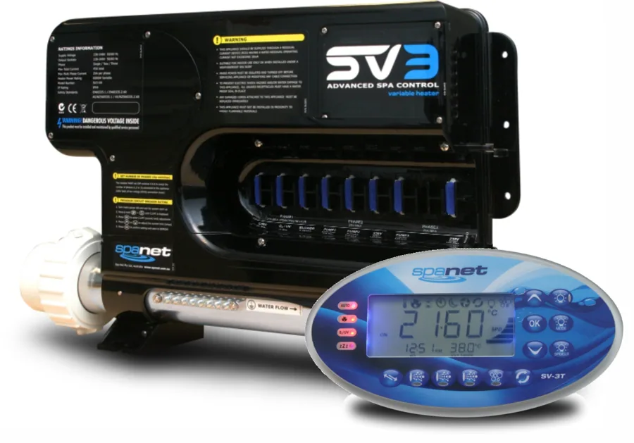 SV3-VH Spa Control & SV3T Touch Pad Package