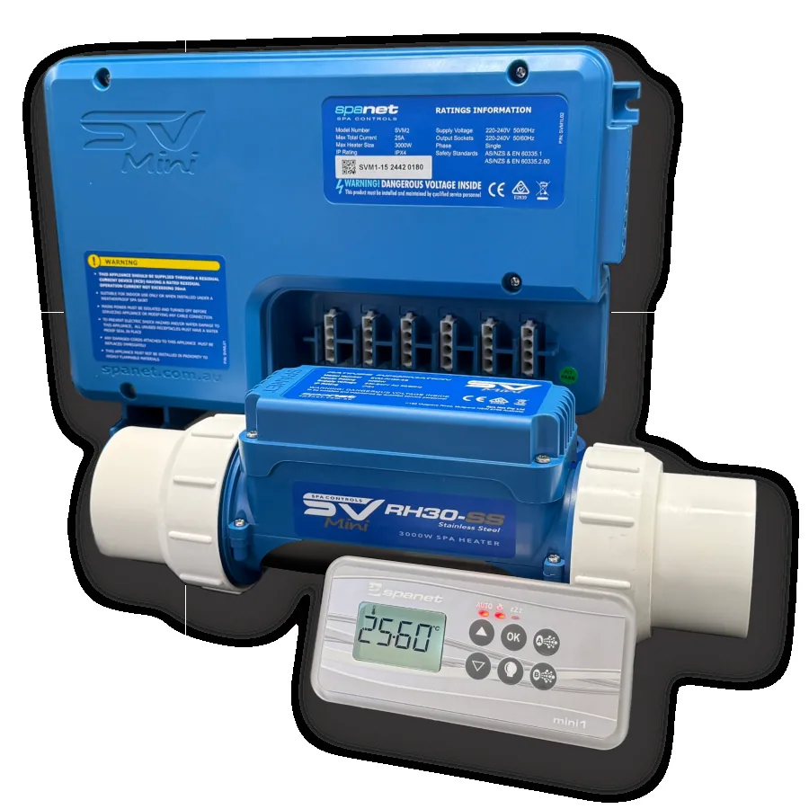 SV Mini 2 Control, Touchpad & Heater Package (1.5/2.0/3.0kW)